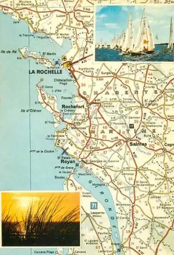 France Charente Maritime map and several views