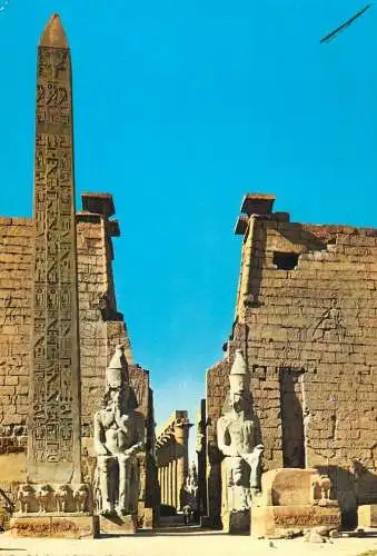 Egypt Luxor Temple Great Pylon & Obelisk