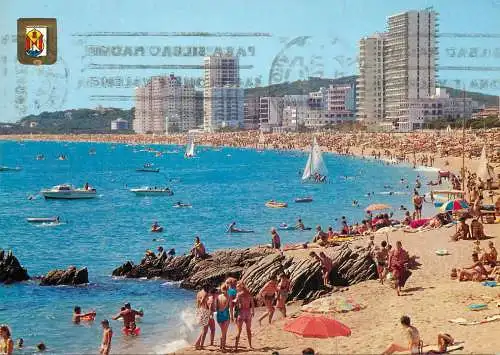 Spain Costa Brava Playa d'Aro littoral types and scenes