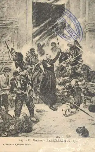 Postcard France Bazeilles C. Merlette