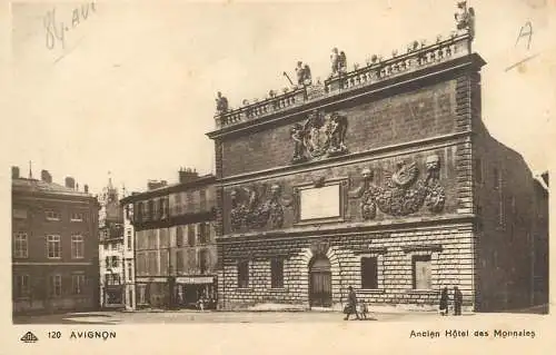 Postcard France Avignon Ancien Hotel des Monnaies