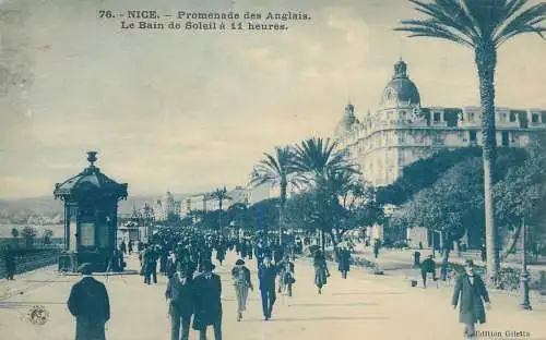 Postcard France Nice promenade des Anglais