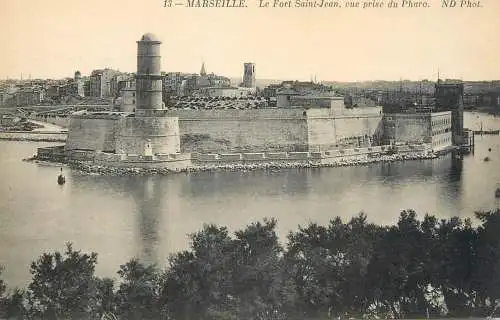 Postcard France Marseilles Fort Saint Jean
