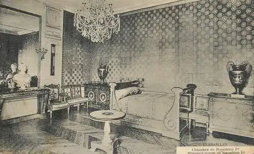 Postcard France Versailles chambre de Napoleon I