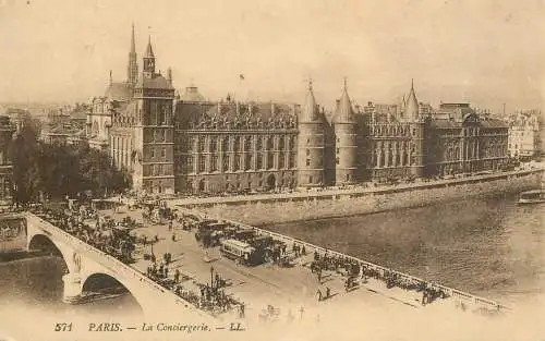 Postcard France Paris la Conciergerie