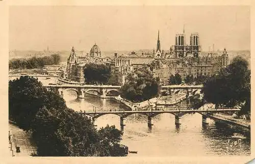 Postcard France Paris ile de la cite