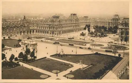 Postcard France Paris place du Carrousel