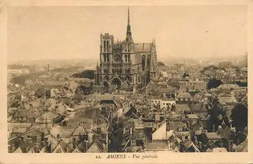 Postcard France Amiens cathedrale