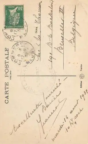 Postcard France Douaumont Fort cloitre ossuaire