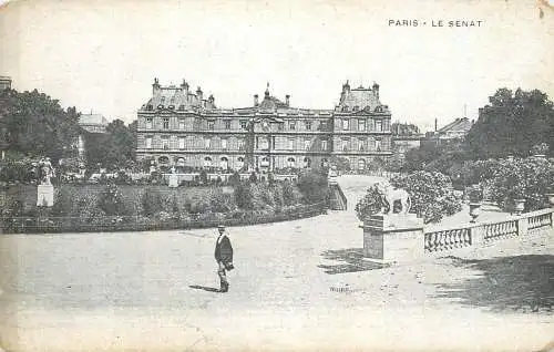 Postcard France Paris le senat