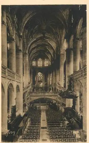 Postcard France Paris St. Etienne du Mont church