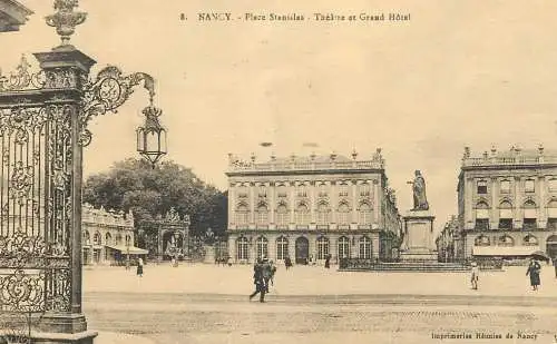 Postcard France Nancy Stanislas square