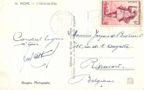 Postcard France Vichy