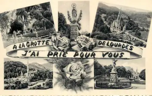 Postcard France Lourdes