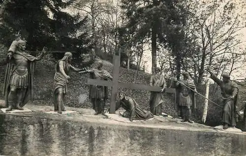 Postcard France Lourdes calvaire