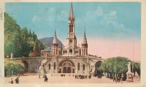 Postcard France Lourdes