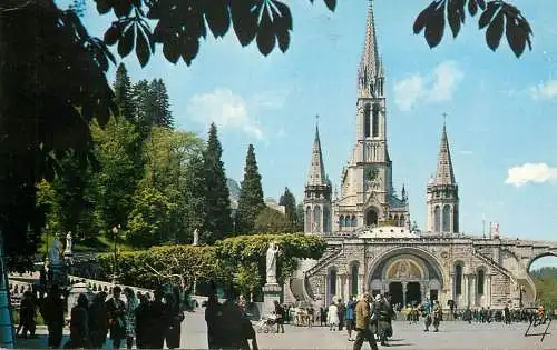 Postcard France Lourdes