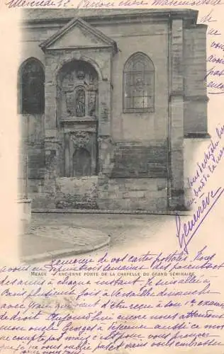 Postcard France Meaux ancient gate