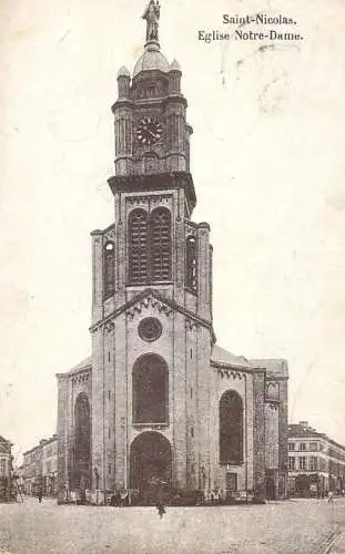 Postcard France Saint Nicholas eglise Notre Dame