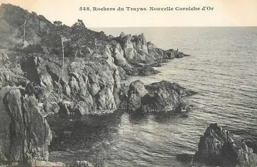 Postcard France Rochers du Trayas Corniche d' Or