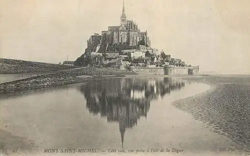 Postcard France Mont Saint Michel