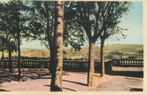 Postcard France Auch Place Salinis Coteaux du Gers