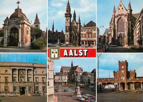 Aalst multi views postcard