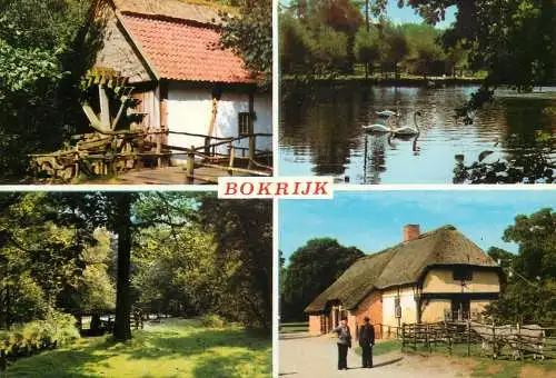 Bokrijk multi views postcard
