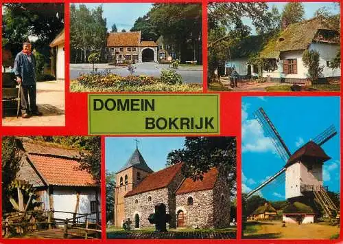 Domein Bokrijk multi views postcard