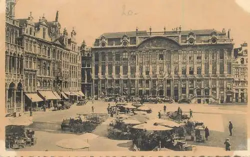 Postcard Belgium Bruxelles Grand Place