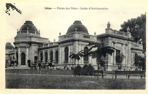 Postcard Belgium Liege Palais des Fetes