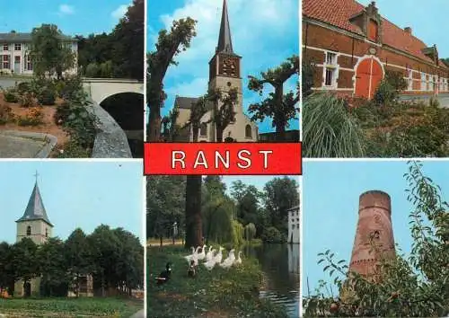 Ranst multi views postcard