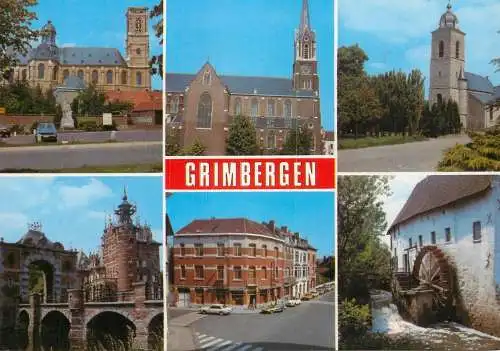 Grimbergen multi views postcard