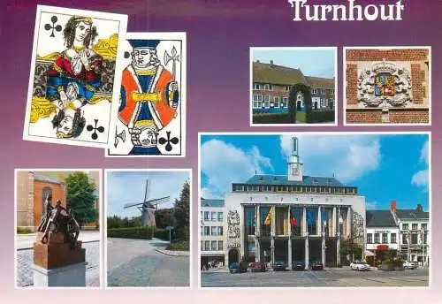 Turnhout multi views postcard