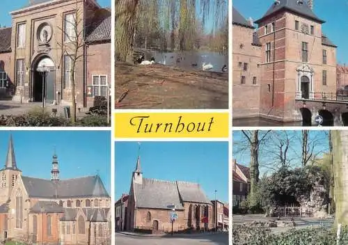 Turnhout multi views postcard