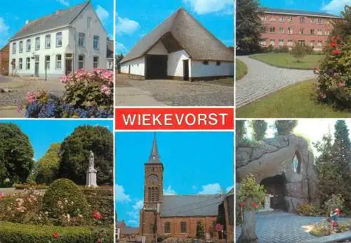 Wiekevorst multi views postcard