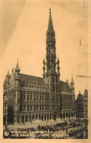 Postcard Belgium Bruxelles la Grand Place