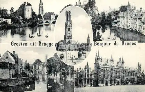 Postcard Belgium Brugge