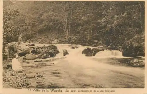 Postcard Belgium vallee de la Warche