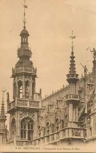 Postcard Belgium Bruxelles maison du roi
