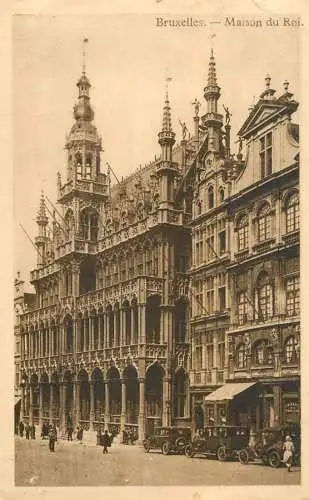 Postcard Belgium Bruxelles maison du Roi