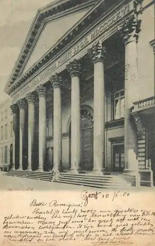 Postcard Belgium Gent university
