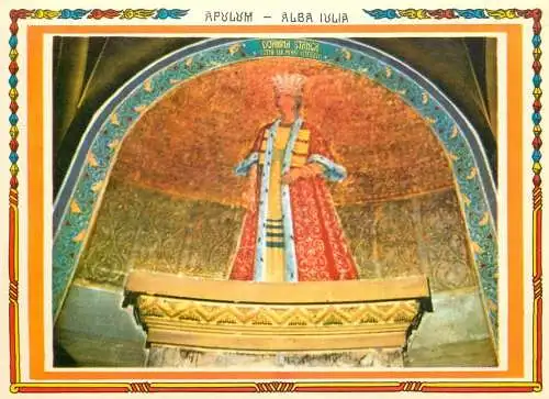 Romania Alba Iulia Catedrala Episcopala - Portretul Doamnei Stanca sotia lui Mihai Viteazul