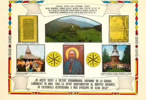 Romania Schitul Afteia diverse aspecte