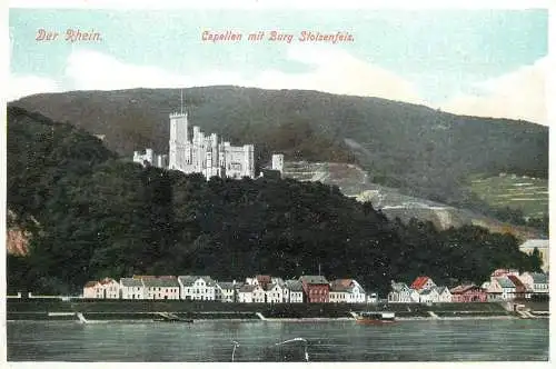 AK Viele Grusse vom schonen Rhein - Stolzenfeld am Rhein