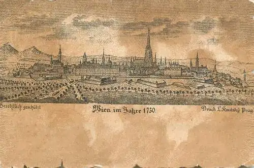Wien im Jahre 1750