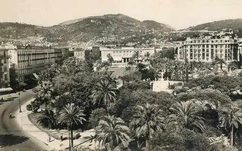 Postcard France Nice  Albert jardin