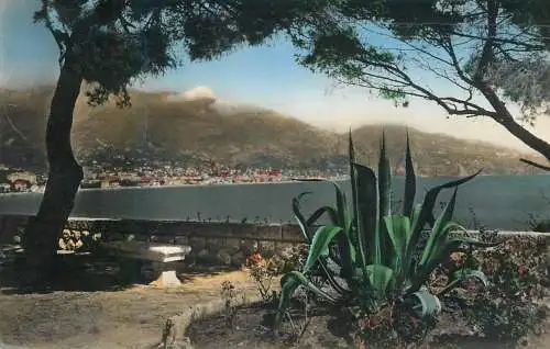 Postcard France Menton Cap Martin 1957
