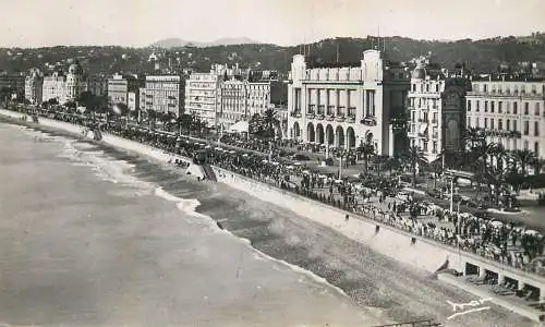 Postcard France Nice beach