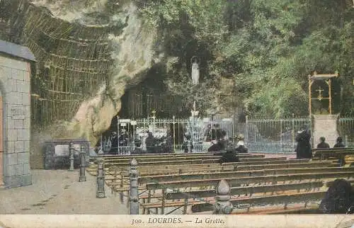 Postcard France Lourdes